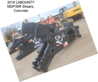 2018 LABOUNTY MDP35R Shears, Concrete