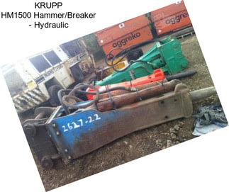 KRUPP HM1500 Hammer/Breaker - Hydraulic