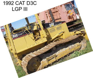 1992 CAT D3C LGP III