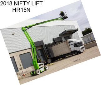 2018 NIFTY LIFT HR15N