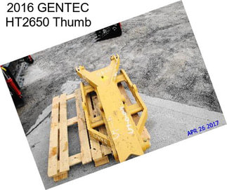 2016 GENTEC HT2650 Thumb