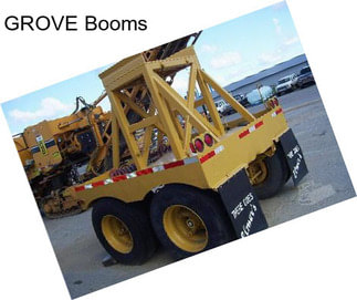 GROVE Booms