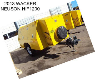 2013 WACKER NEUSON HIF1200