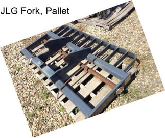 JLG Fork, Pallet