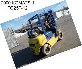 2000 KOMATSU FG25T-12