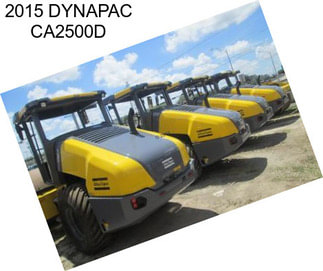 2015 DYNAPAC CA2500D