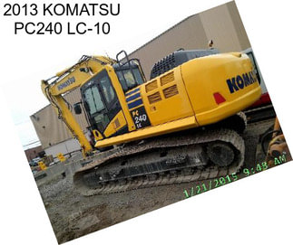 2013 KOMATSU PC240 LC-10