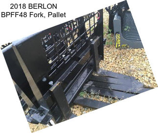 2018 BERLON BPFF48 Fork, Pallet