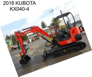 2018 KUBOTA KX040-4