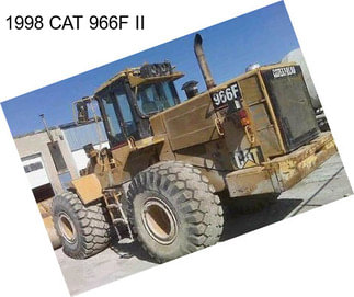1998 CAT 966F II