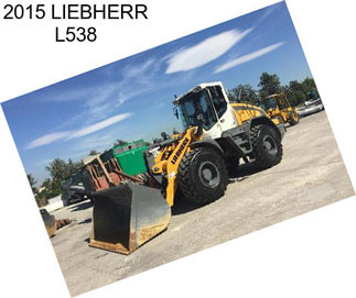 2015 LIEBHERR L538