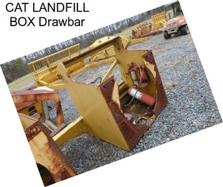 CAT LANDFILL BOX Drawbar