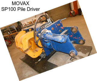 MOVAX SP100 Pile Driver