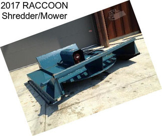 2017 RACCOON Shredder/Mower