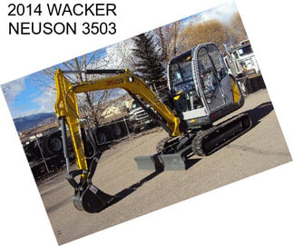 2014 WACKER NEUSON 3503