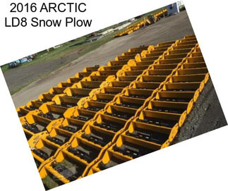 2016 ARCTIC LD8 Snow Plow