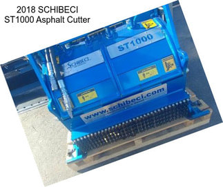 2018 SCHIBECI ST1000 Asphalt Cutter
