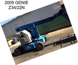 2009 GENIE Z34/22N