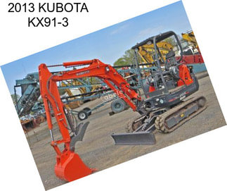 2013 KUBOTA KX91-3