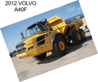 2012 VOLVO A40F