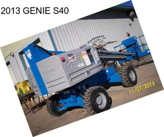 2013 GENIE S40