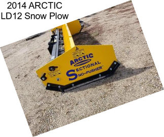 2014 ARCTIC LD12 Snow Plow