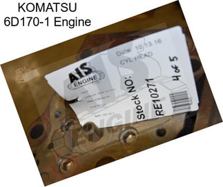 KOMATSU 6D170-1 Engine