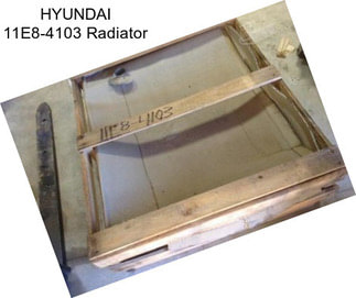 HYUNDAI 11E8-4103 Radiator