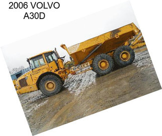 2006 VOLVO A30D