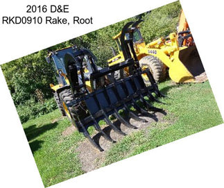 2016 D&E RKD0910 Rake, Root