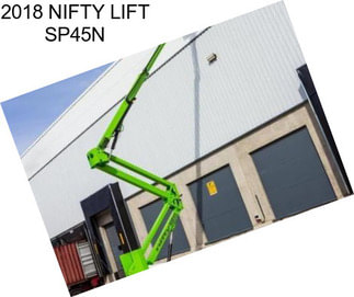 2018 NIFTY LIFT SP45N