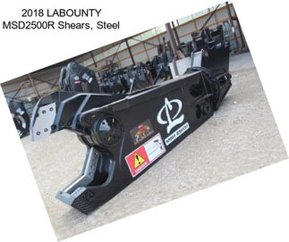 2018 LABOUNTY MSD2500R Shears, Steel