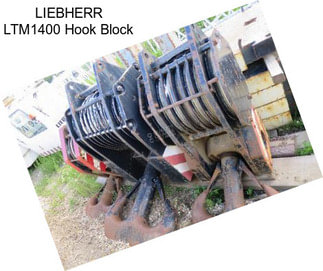 LIEBHERR LTM1400 Hook Block