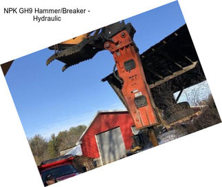 NPK GH9 Hammer/Breaker - Hydraulic