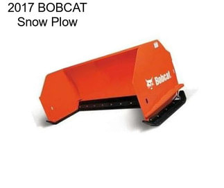 2017 BOBCAT Snow Plow