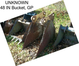 UNKNOWN 48 IN Bucket, GP