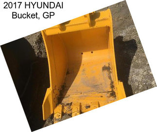 2017 HYUNDAI Bucket, GP