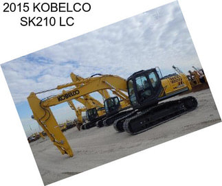 2015 KOBELCO SK210 LC