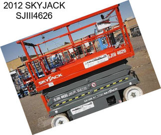 2012 SKYJACK SJIII4626