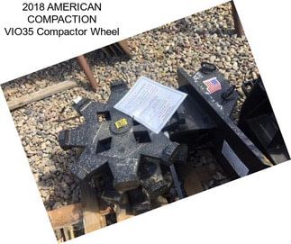 2018 AMERICAN COMPACTION VIO35 Compactor Wheel