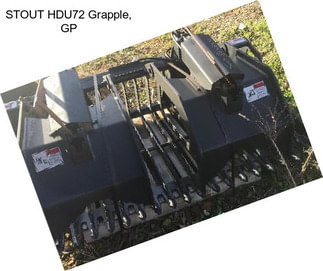 STOUT HDU72 Grapple, GP