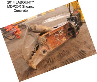 2014 LABOUNTY MDP20R Shears, Concrete