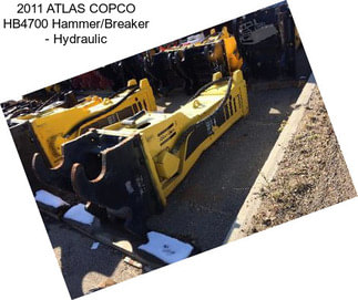 2011 ATLAS COPCO HB4700 Hammer/Breaker - Hydraulic