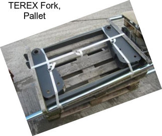 TEREX Fork, Pallet