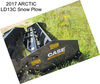 2017 ARCTIC LD13C Snow Plow