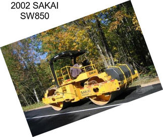 2002 SAKAI SW850