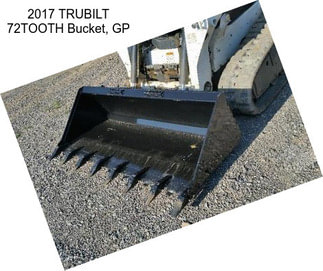 2017 TRUBILT 72TOOTH Bucket, GP