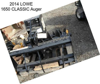 2014 LOWE 1650 CLASSIC Auger