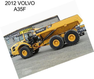 2012 VOLVO A35F