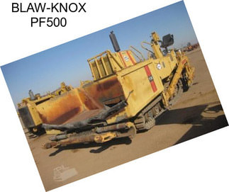 BLAW-KNOX PF500